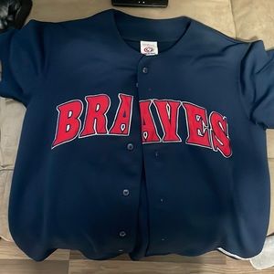 Braves Jersey, back is plain blue